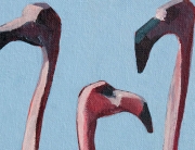 Anegada Flamingos 25 thumb Acrylic Ingrid Manzione