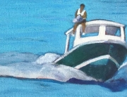 North Sound Thumbnail Acrylic 10x8" Ingrid Manzione